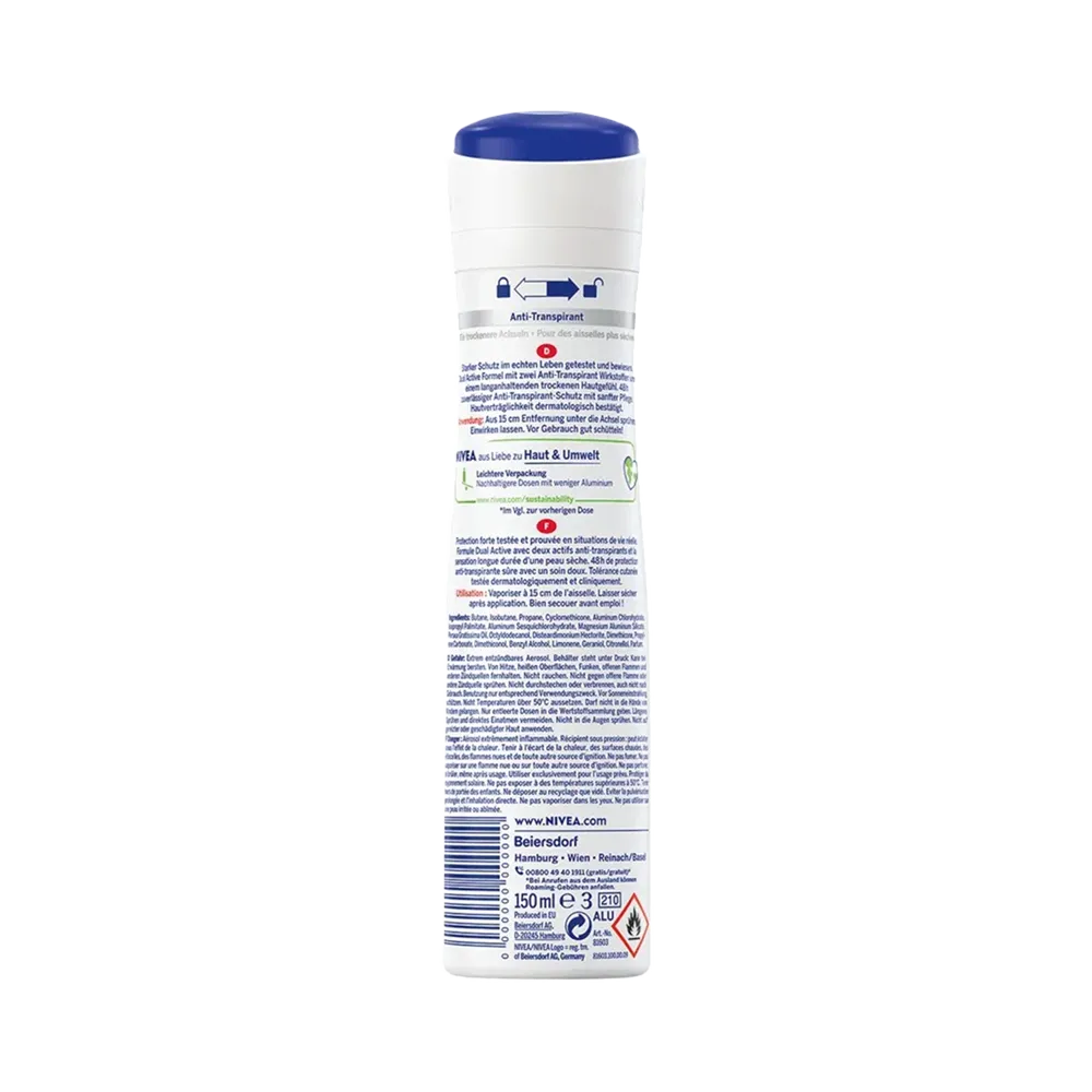 Nivea Dry Comfort Spray - 150 ml thumbnail 2