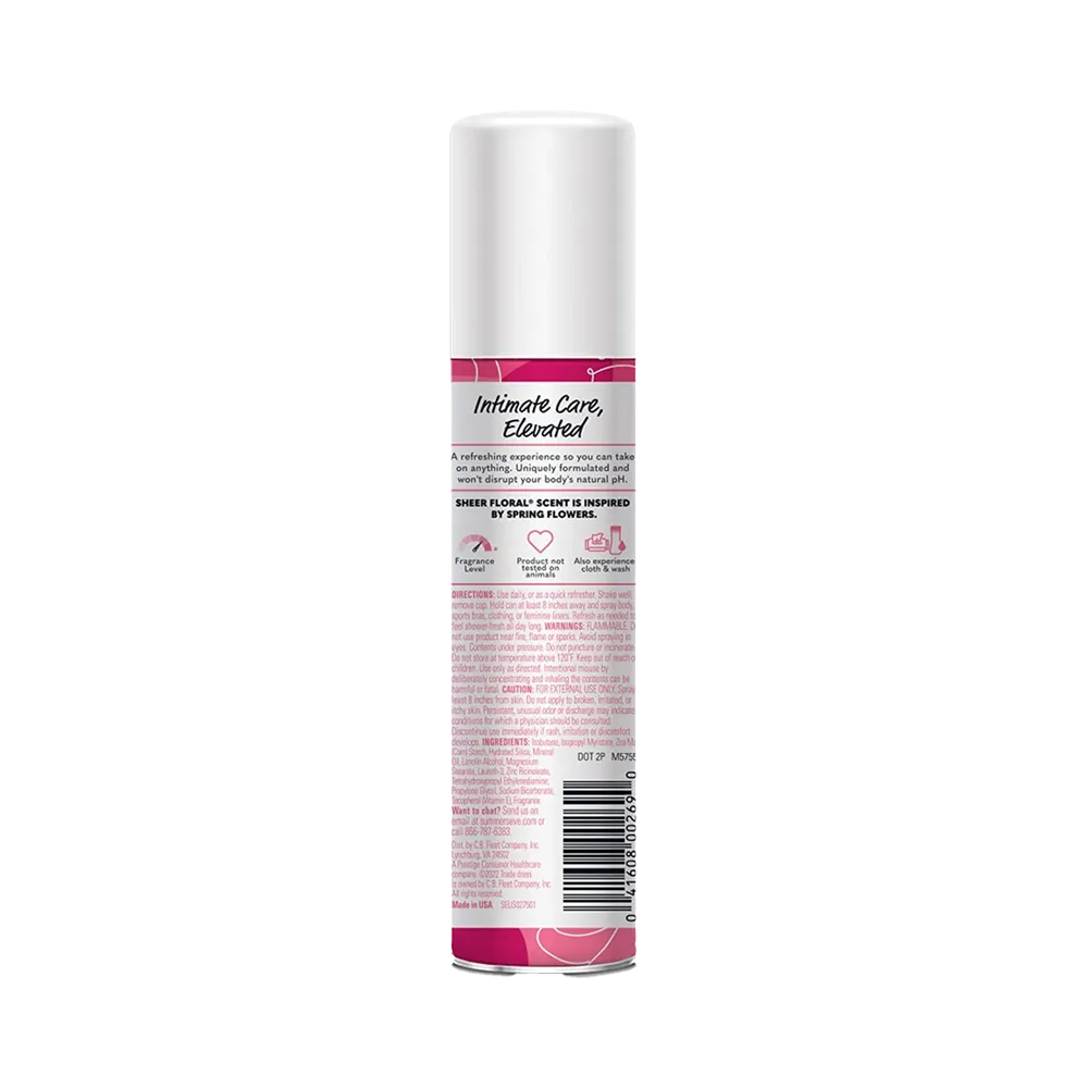 Summer's Eve Sheer Floral Daily Intimate Body Spray - 56.7 g thumbnail 2