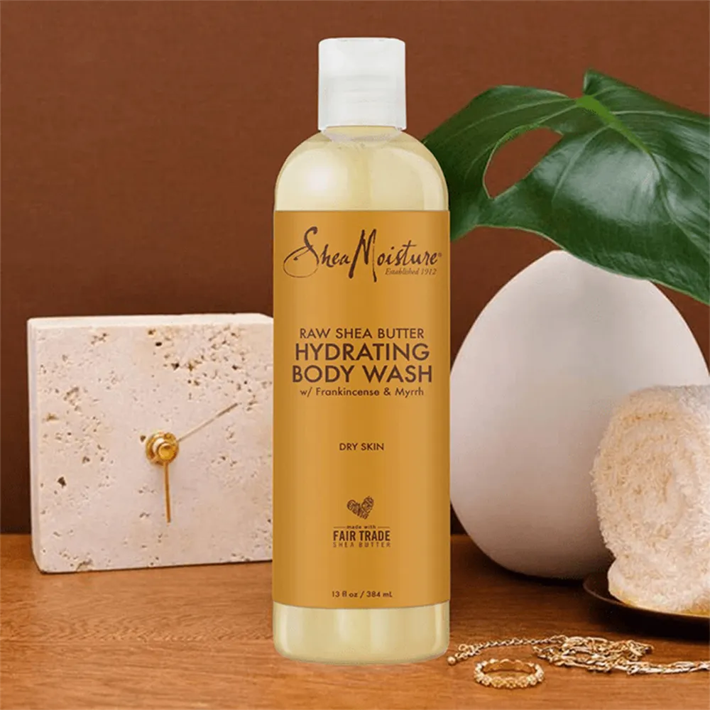 Shea Moisture Raw Shea Butter Hydrating Body Wash - 384 ml thumbnail 3