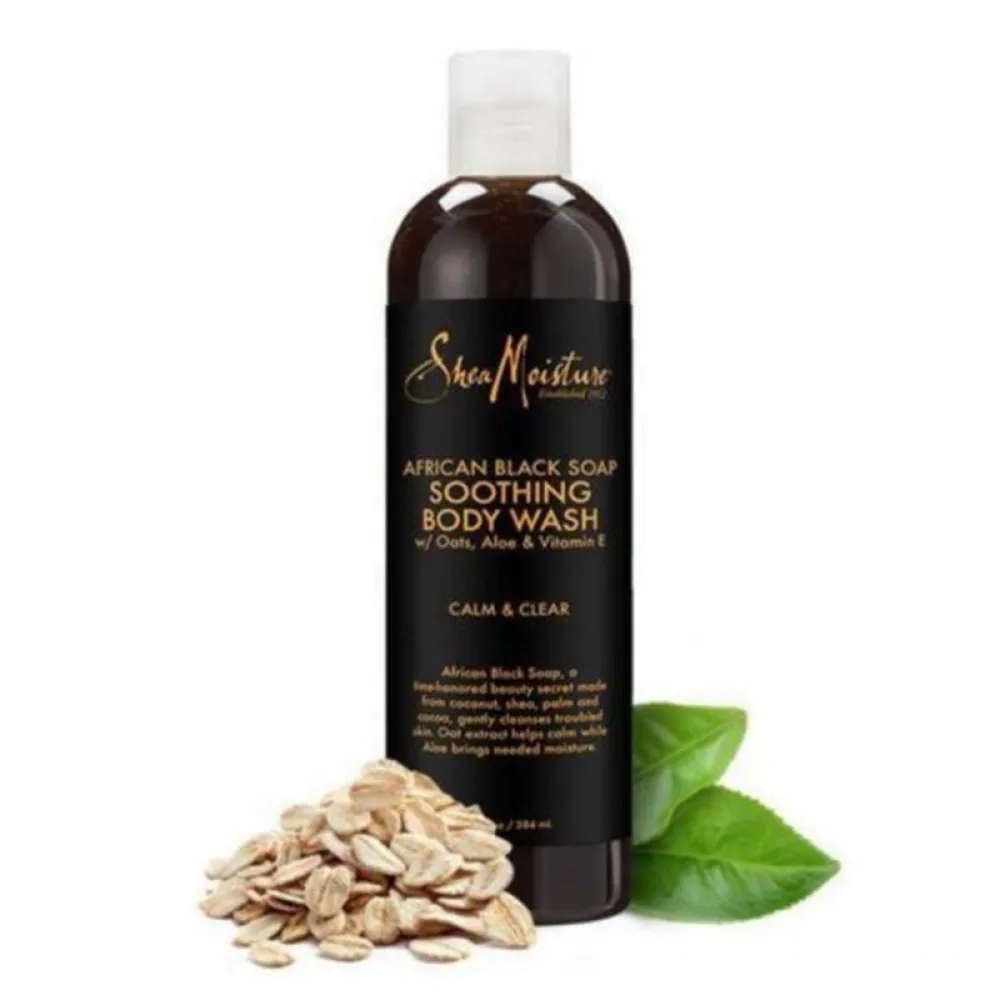 Shea Moisture African Black Soap Soothing Body Wash - 384 ml thumbnail 3