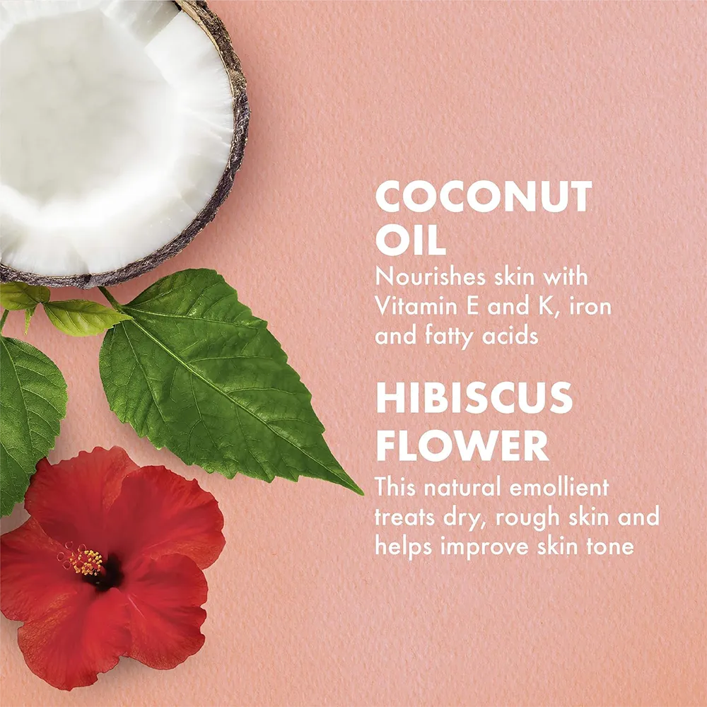 Shea Moisture Coconut & Hibiscus Illuminating Body Wash - 384 ml thumbnail 5