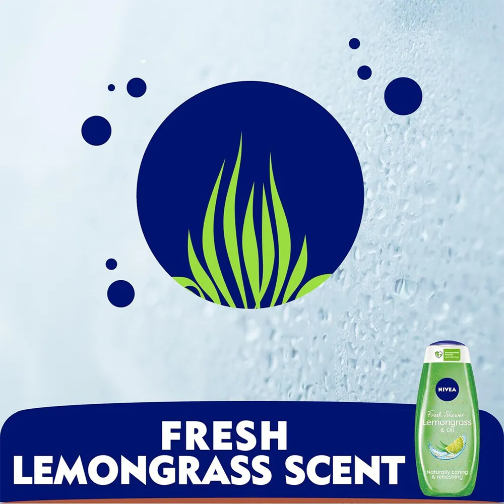 Nivea Lemongrass & Oil Shower Gel - 500 ml thumbnail 3