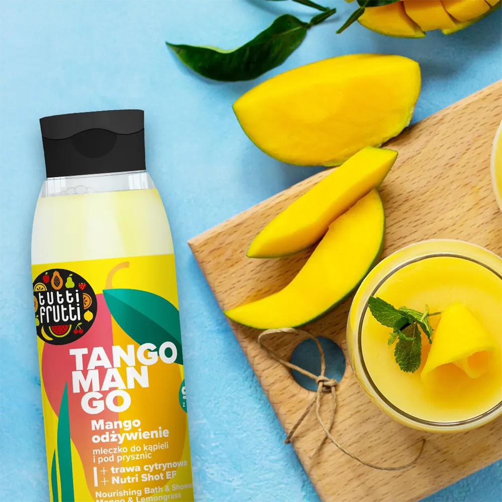 Farmona Tutti Frutti Bath And Shower Milk Tango Mango - 400 ml thumbnail 2