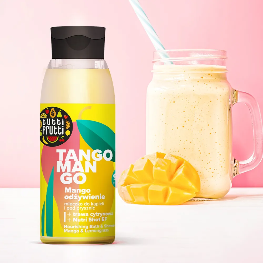 Farmona Tutti Frutti Bath And Shower Milk Tango Mango - 400 ml thumbnail 3