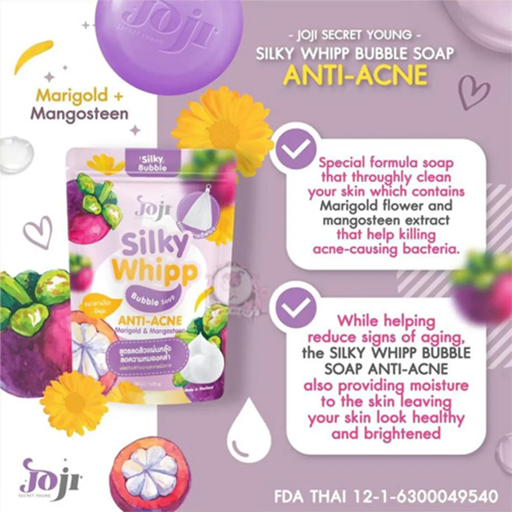 Joji Secret Silky Whipp Anti-Acne Bubble Soap - 100 g thumbnail 2