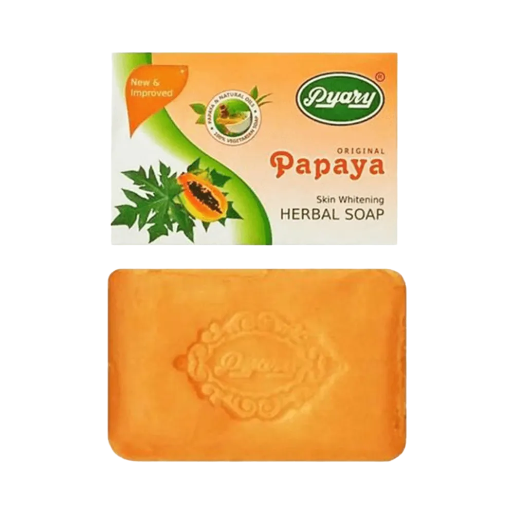 Pyary Papaya Herbal Soap - 75 g thumbnail 1