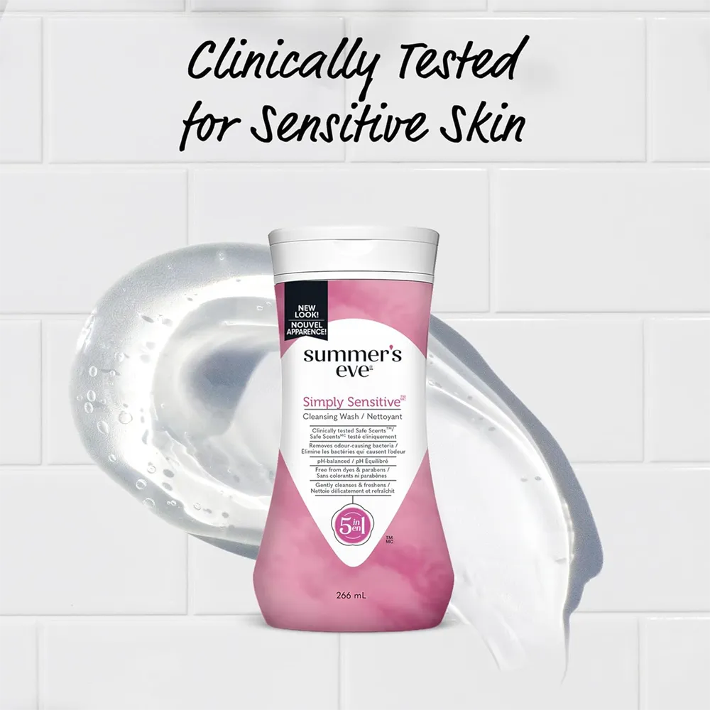 Summer's Eve Simply Sensitive Cleansing Wash - 266 ml thumbnail 3