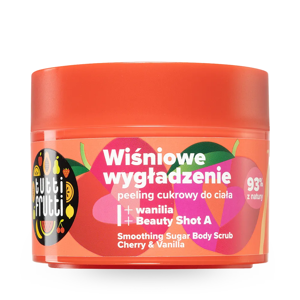 Farmona Tutti Frutti Smoothing Sugar Body Scrub Cherry & Vanilla - 300 g thumbnail 1
