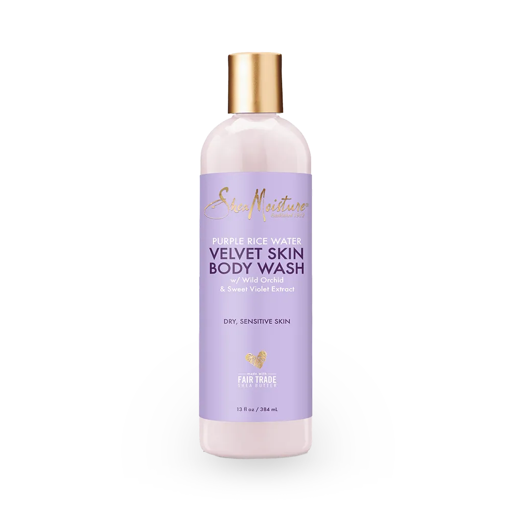 Shea Moisture Purple Rice Water Velvet Skin Body Wash - 384 ml thumbnail 1