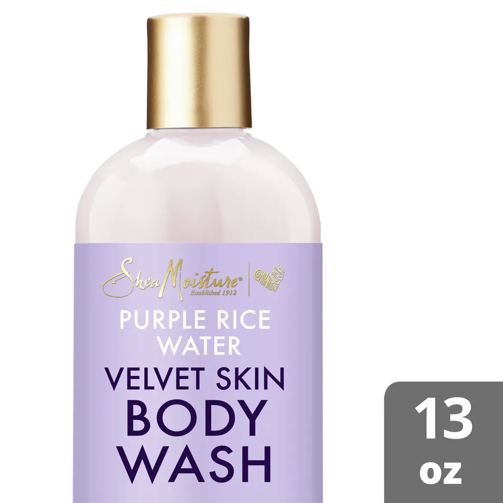 Shea Moisture Purple Rice Water Velvet Skin Body Wash - 384 ml thumbnail 2