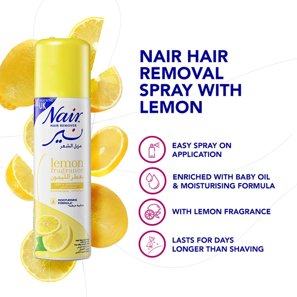 Nair Lemon Hair Remover Spray - 200 ml thumbnail 2