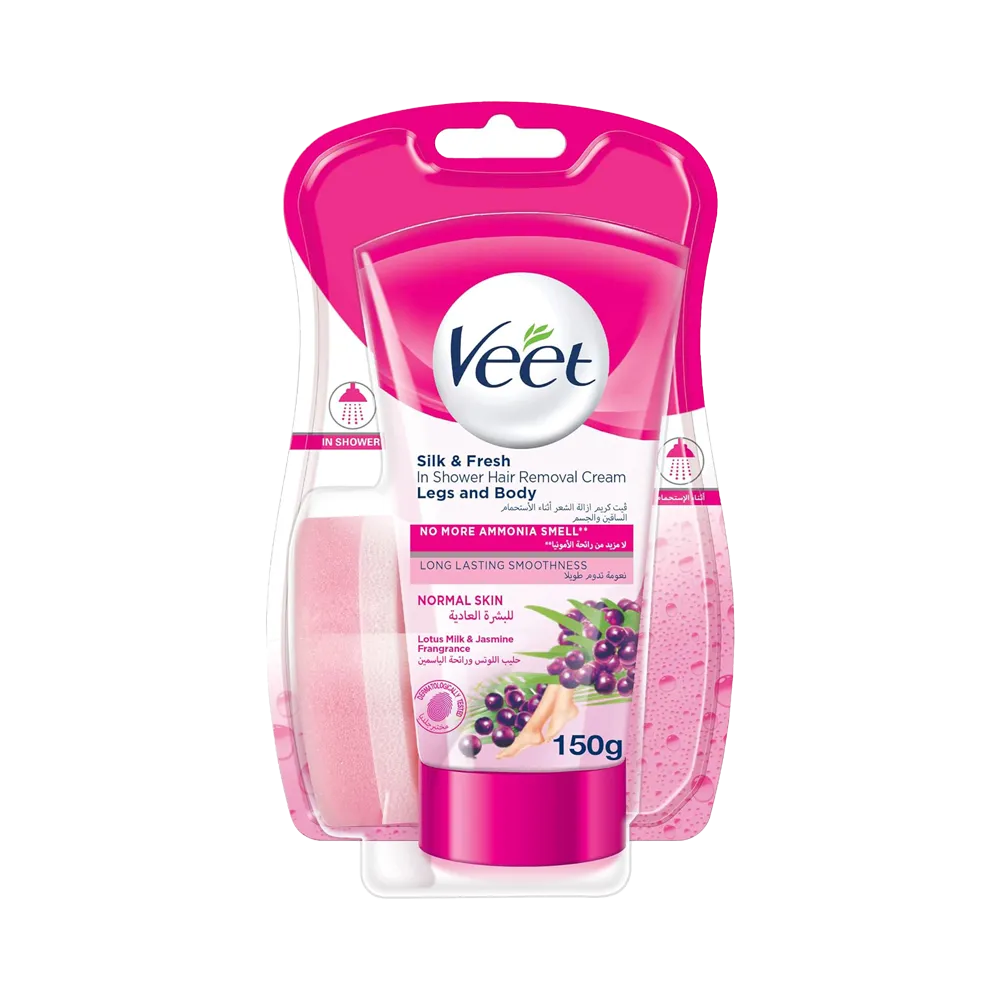 Veet In Shower Hair Removal Cream For Normal Skin - 150 g thumbnail 1