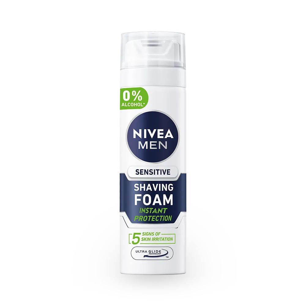Nivea Men Sensitive Shaving Foam - 200 ml thumbnail 1