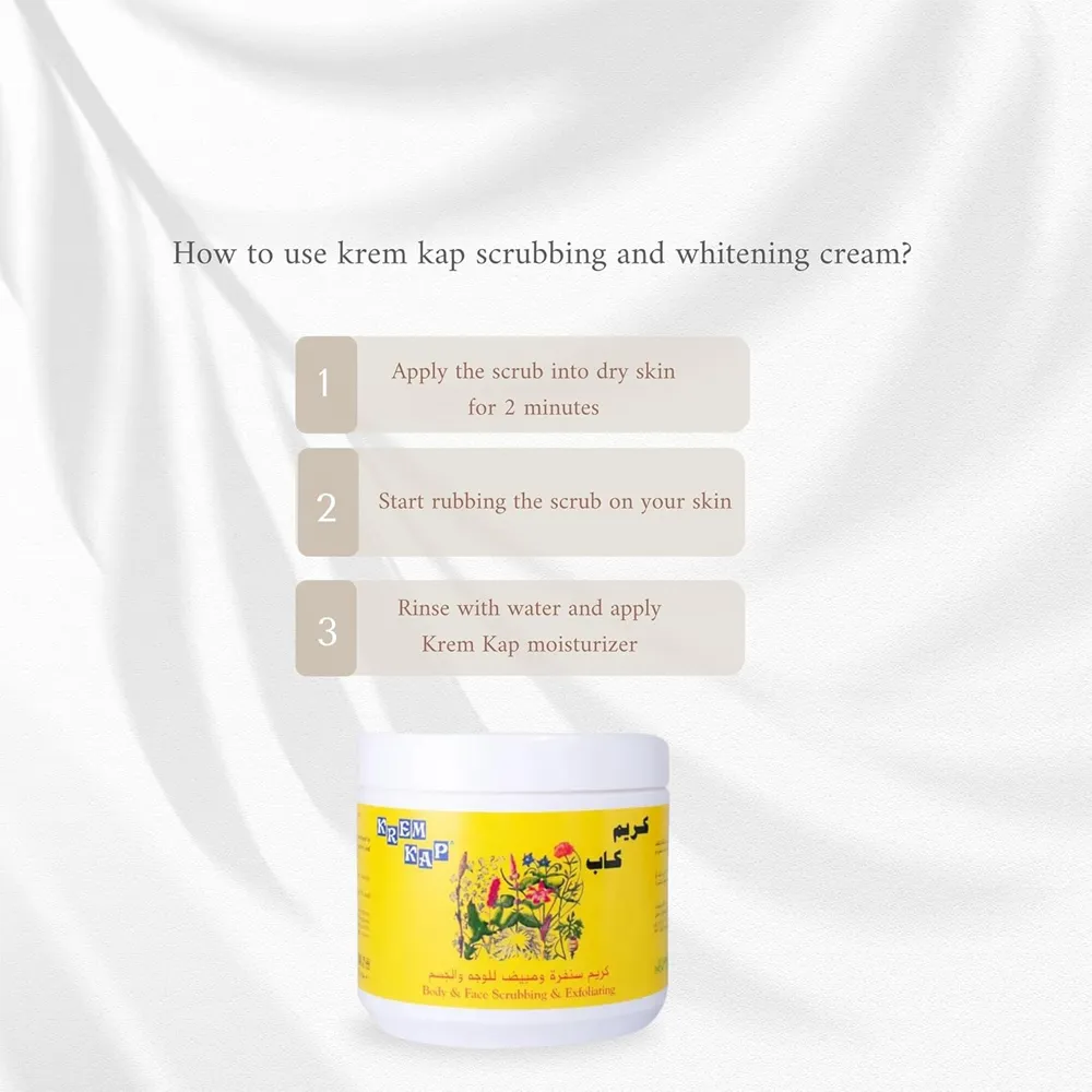 Krem Kap Exfoliating Face & Body Scrub - 500 ml thumbnail 3