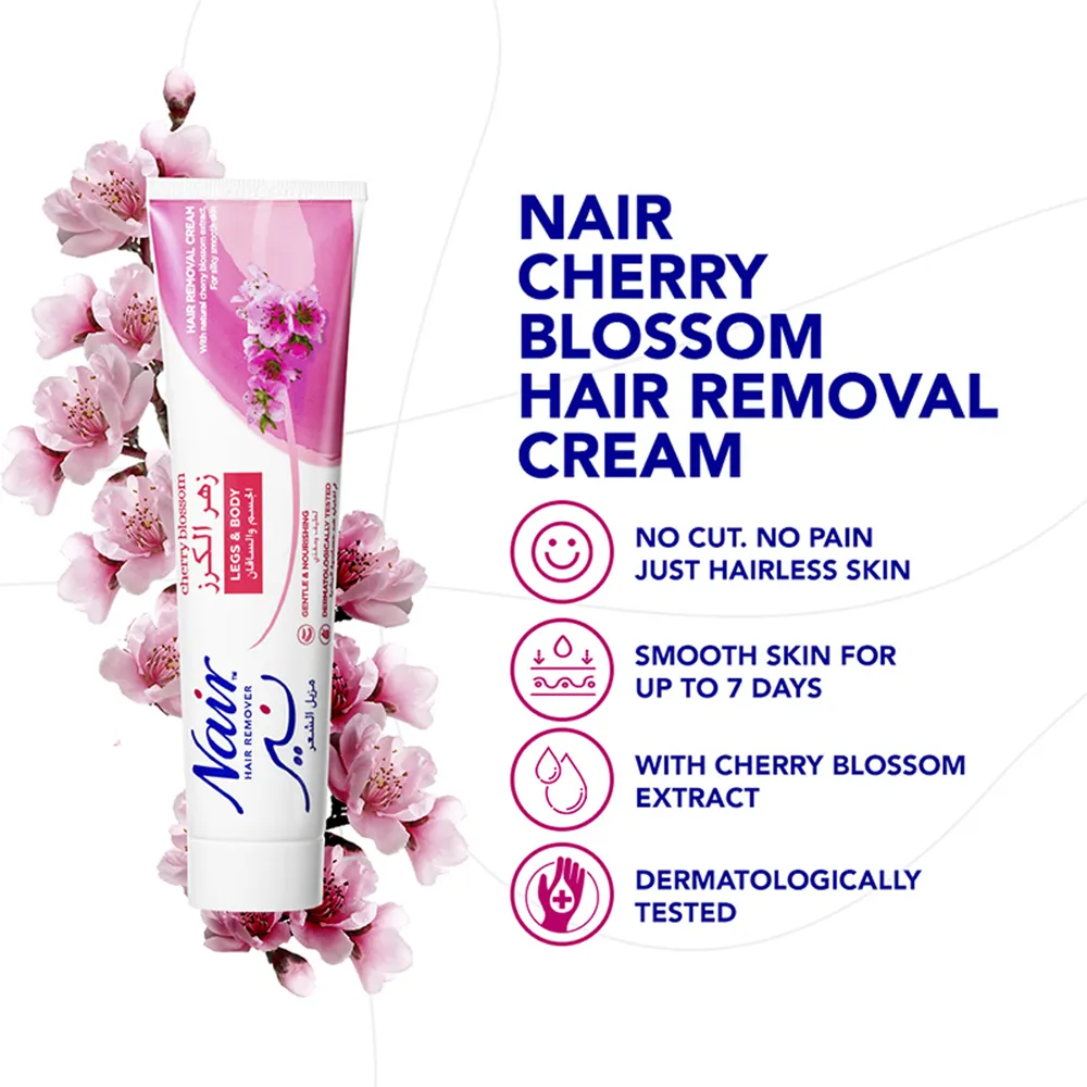 Nair Hair Removal Cream with Cherry Blossom Extract - 110 g thumbnail 4