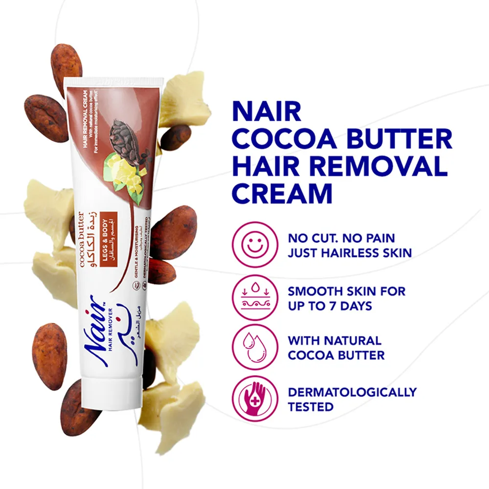 Nair Hair Removal Cream with Cocoa Butter Extract - 110 g thumbnail 4
