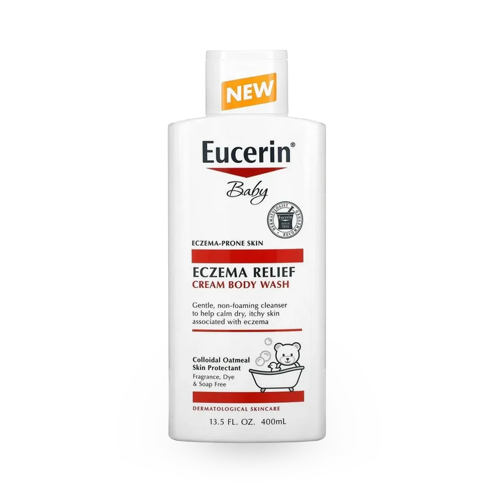 Eucerin Baby Eczema Relief Cream & Body Wash - 400 ml thumbnail 1