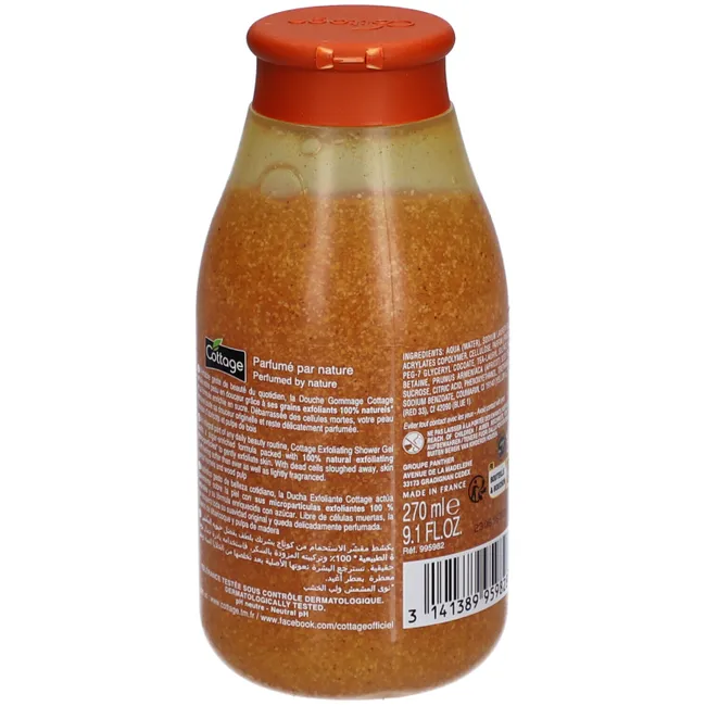 Cottage Exfoliating Shower Gel Sweet Caramel - 270 ml thumbnail 2