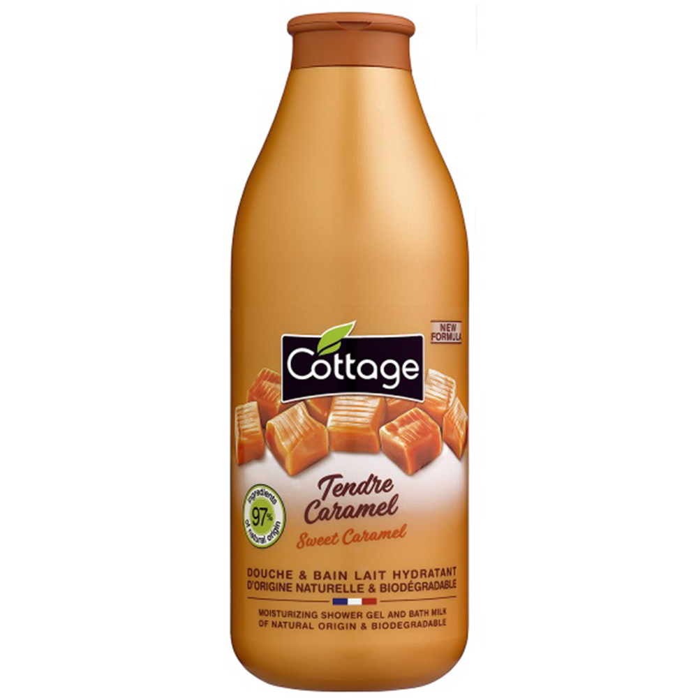 Cottage Moisturizing Shower Gel & Bath Milk Sweet Caramel - 750 ml thumbnail 1