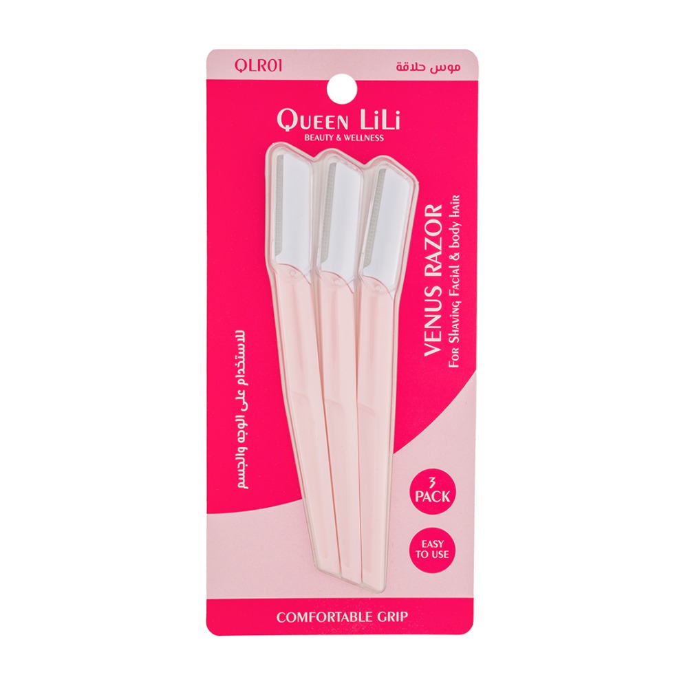 QUEEN LiLi Venus Eyebrow Razor - 3 pcs thumbnail 3