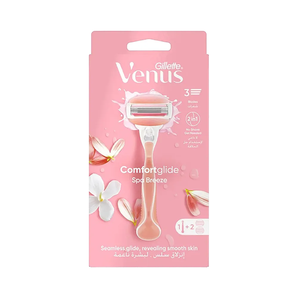 Gillette Venus Comfortglide Spa Breeze Razor - 2 Refill thumbnail 1