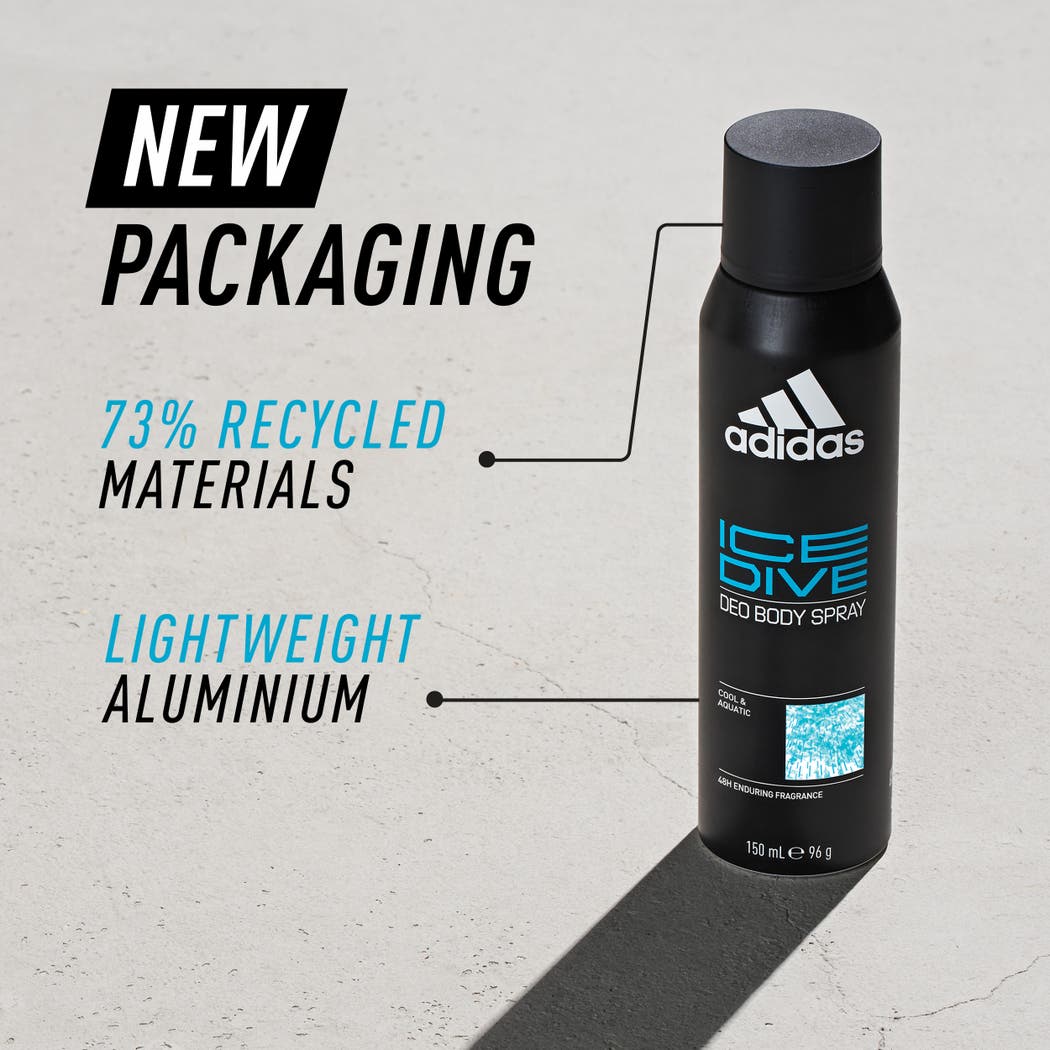 Adidas Ice Dive Deo Body Spray - 150 ml thumbnail 2