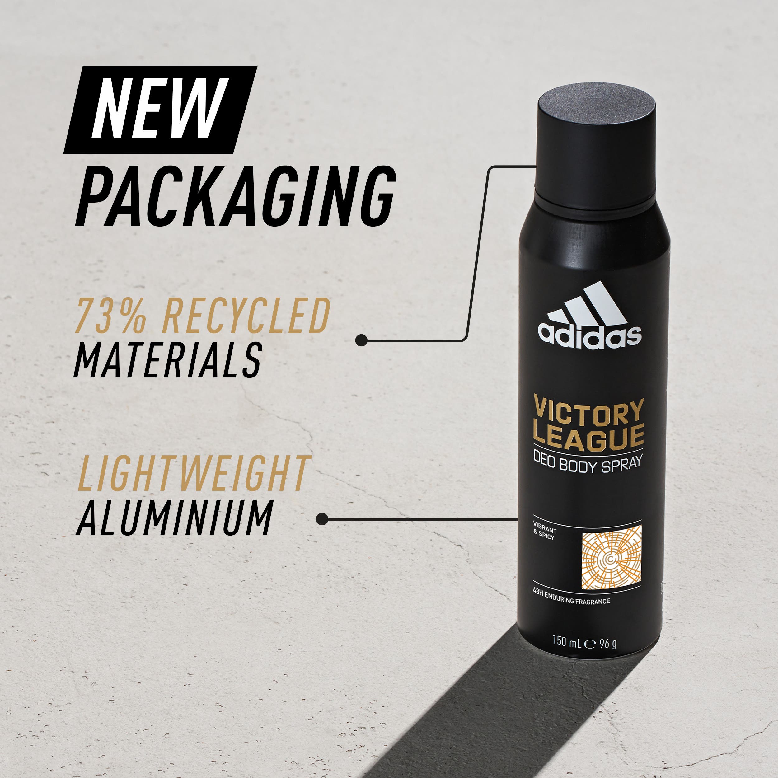 Adidas Victory League Deo Body Spray - 150 ml thumbnail 3