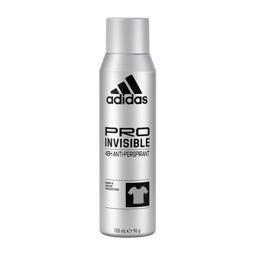 Adidas Pro Invisible Deodorant Spray - 150 ml thumbnail 1