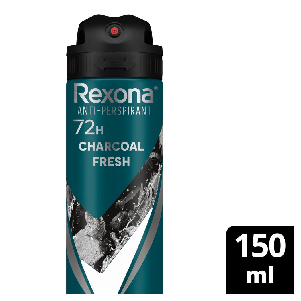 Rexona Sweat Odor Protection Charcoal Fresh - 150 ml thumbnail 3
