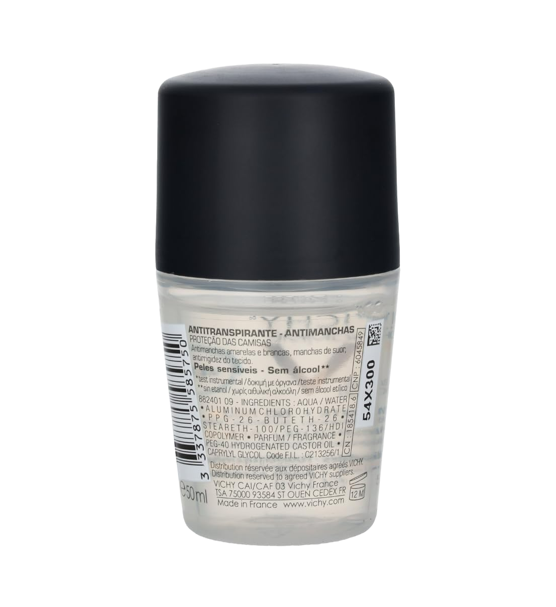 VICHY 48H Anti-Stains Anti-Perspirant Deodorant Roll-on - 50 ml thumbnail 2