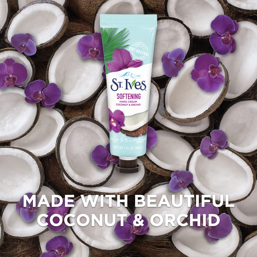 ST. Ives Softening Coconut & Orchid Hand Cream - 30 ml thumbnail 2