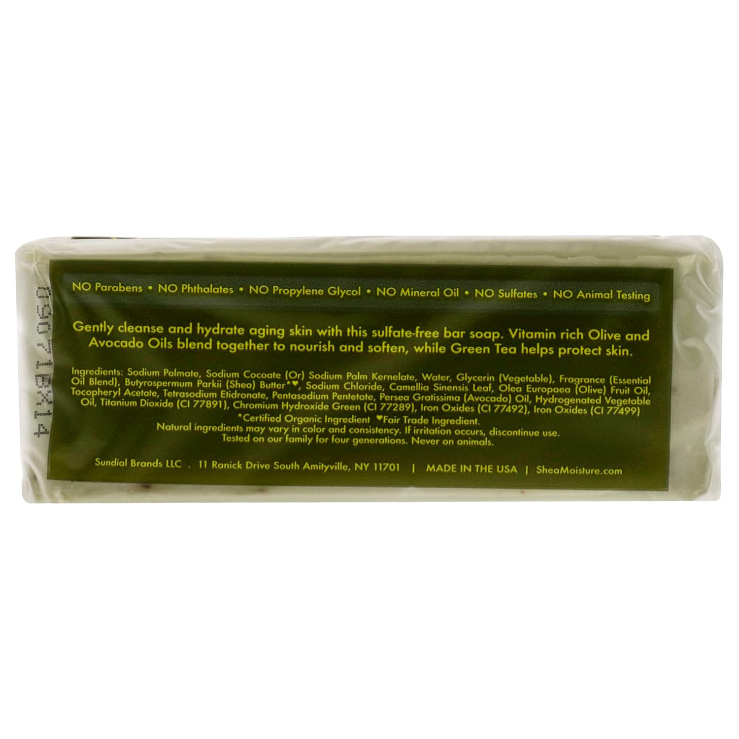 Shea Moisture Olive & Green Tea Shea Butter Soap - 230 g thumbnail 2