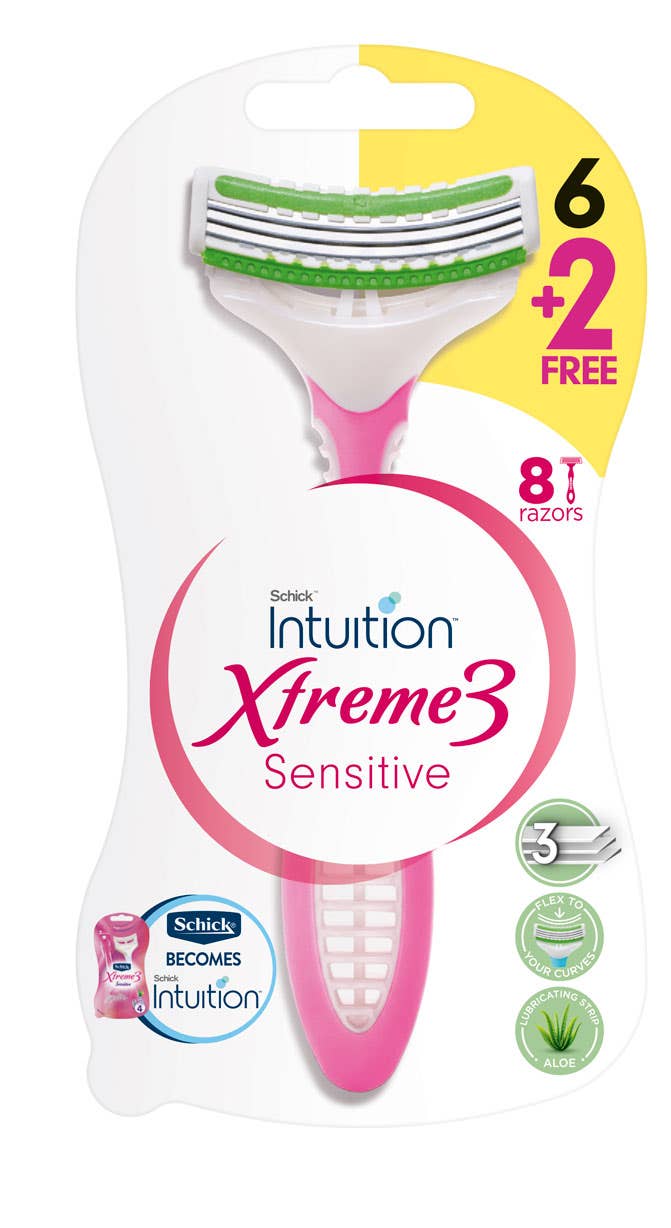 Schick Intuition Razor Xtreme3 Sensitive ( 1 Handle + 6 Heads) thumbnail 1