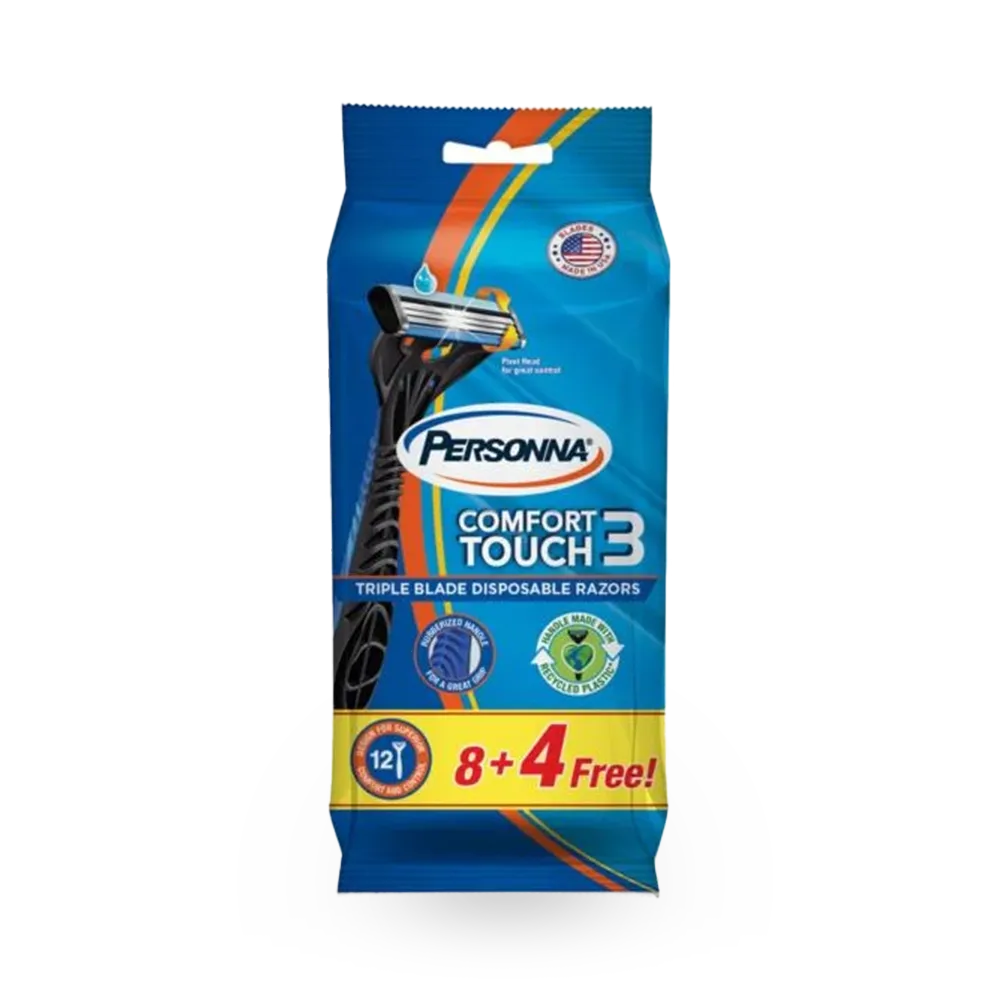 Personna Comfort Touch 3 Razor - 12 Pcs thumbnail 1