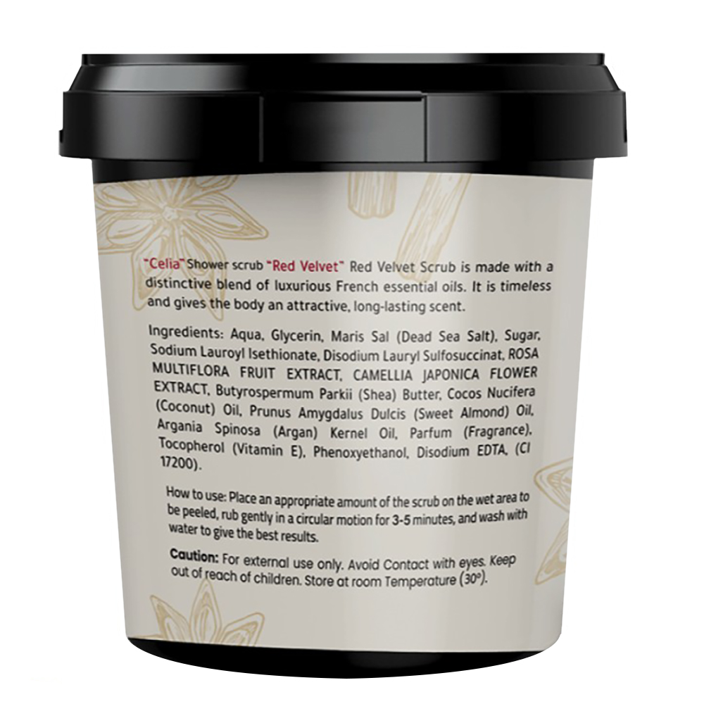 Celia Cosmetics Salt & Sugar Shower Scrub With French Fragrance - 700 g thumbnail 3