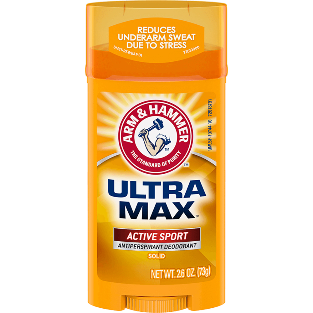 Arm & Hammer Ultramax Anti-Perspirant Deodorant Active Sport - 73 g thumbnail 1