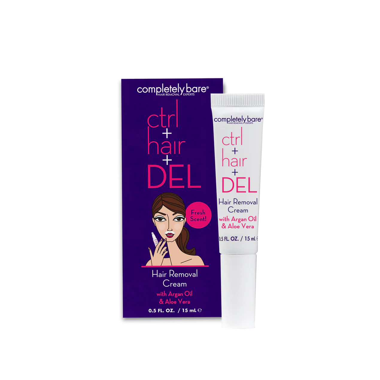 Completely Bare ctrl+hair+DEL Targeted Hair Removal Cream - 15 ml thumbnail 1