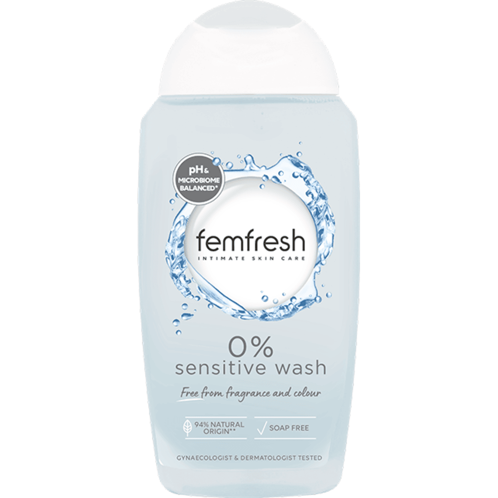 femfresh 0% Sensitive Wash - 250 ml thumbnail 1