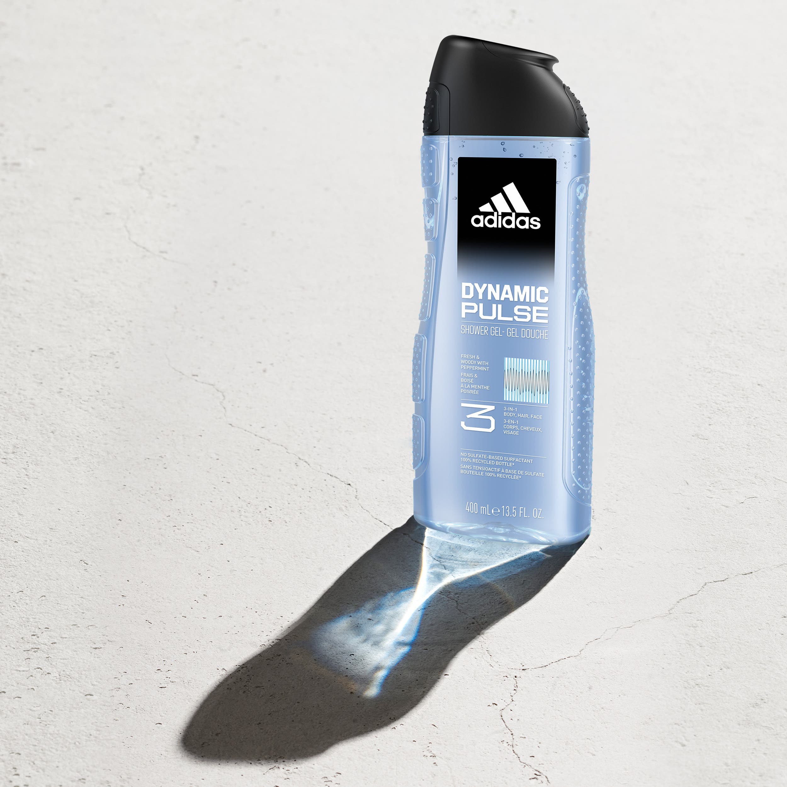 Adidas Dynamic Pulse 3-In-1 Shower Gel - 400 ml thumbnail 2