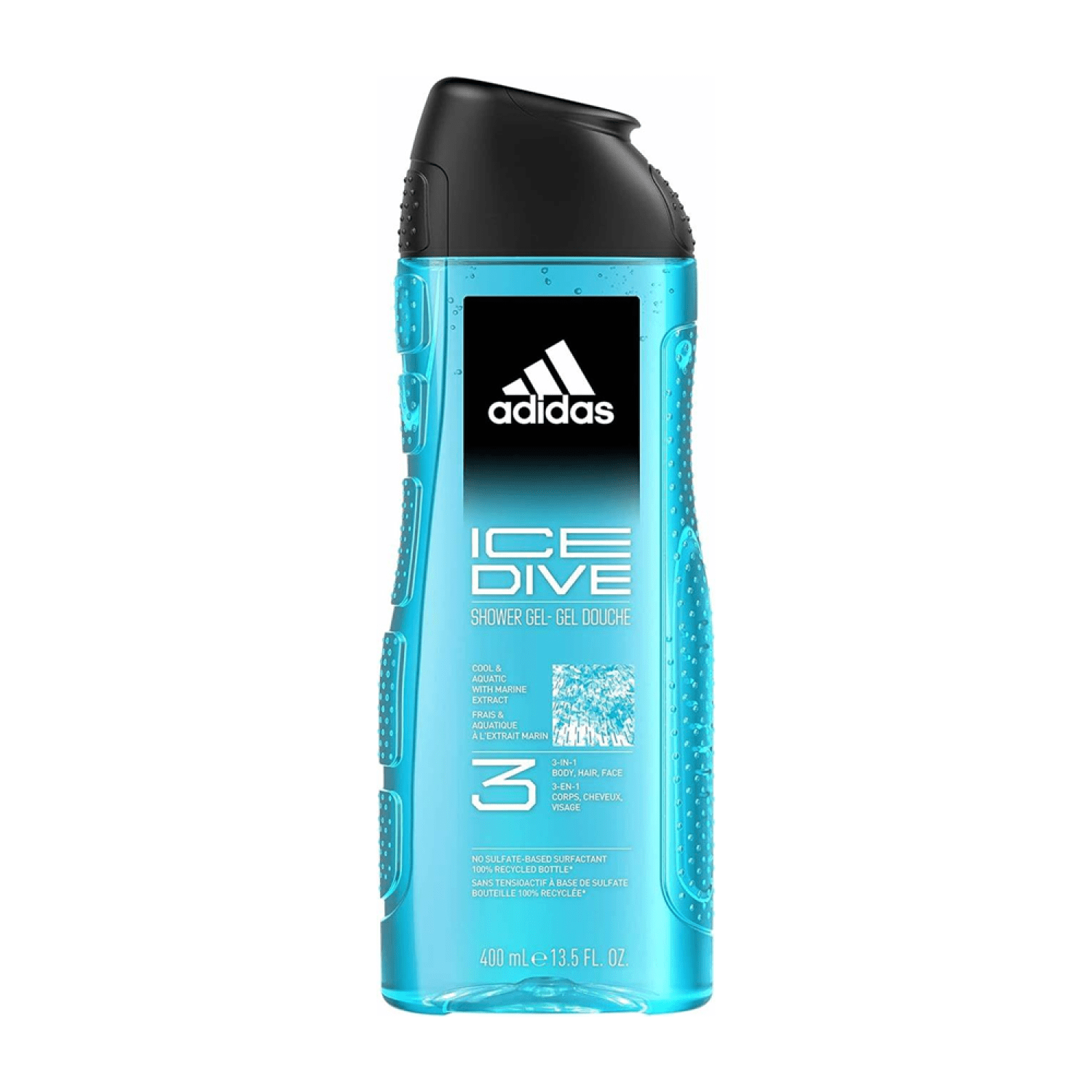 Adidas Ice Dive 3-In-1 Shower Gel - 400 ml thumbnail 1