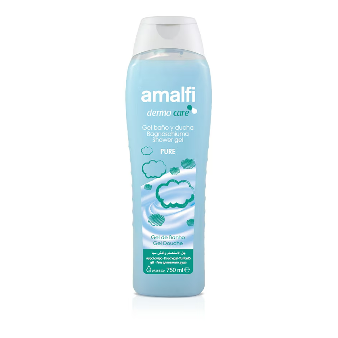 Amalfi Dermo Care Shower Gel, Pure - 750 ml thumbnail 1