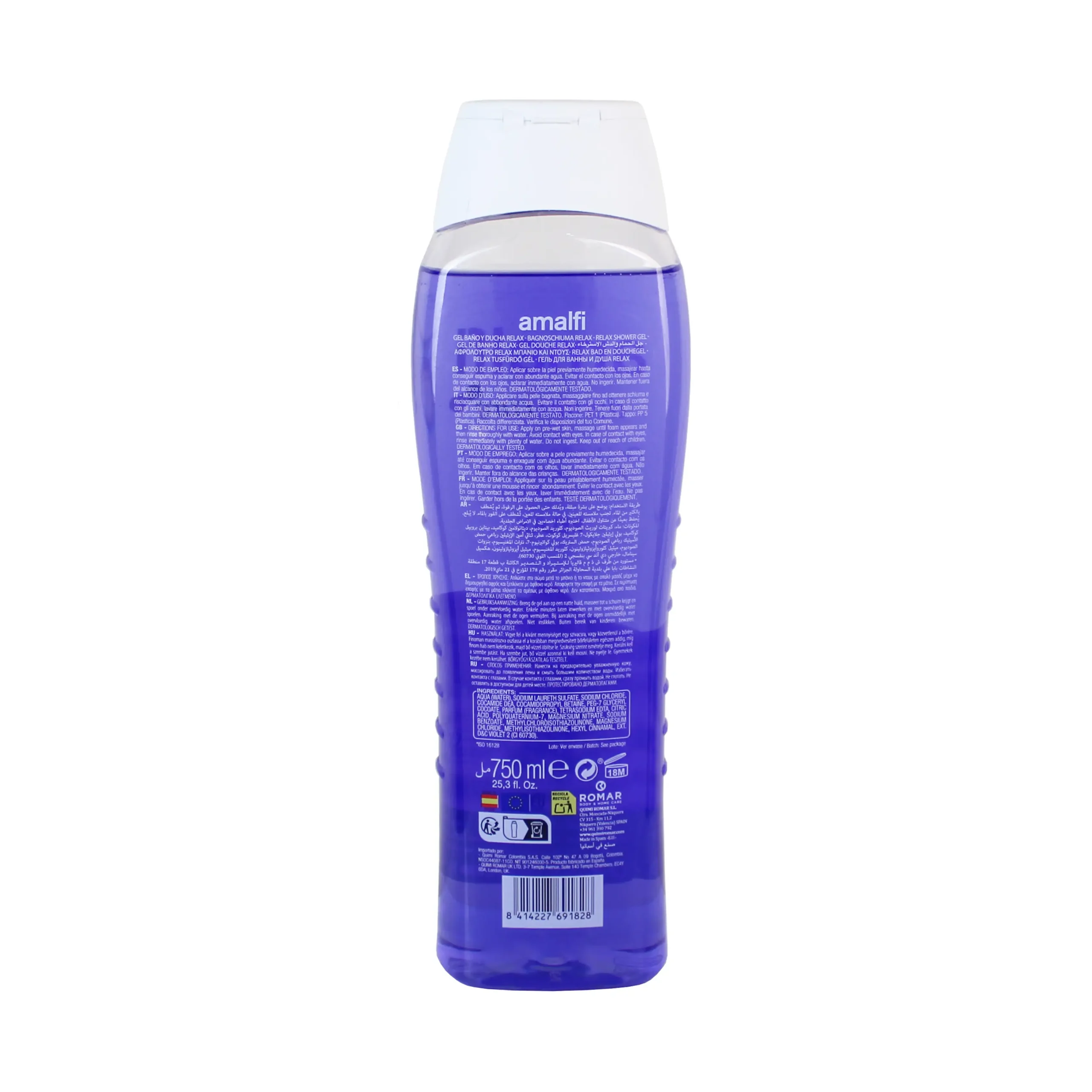 Amalfi Dermo Care Shower Gel, Relax - 750 ml thumbnail 2