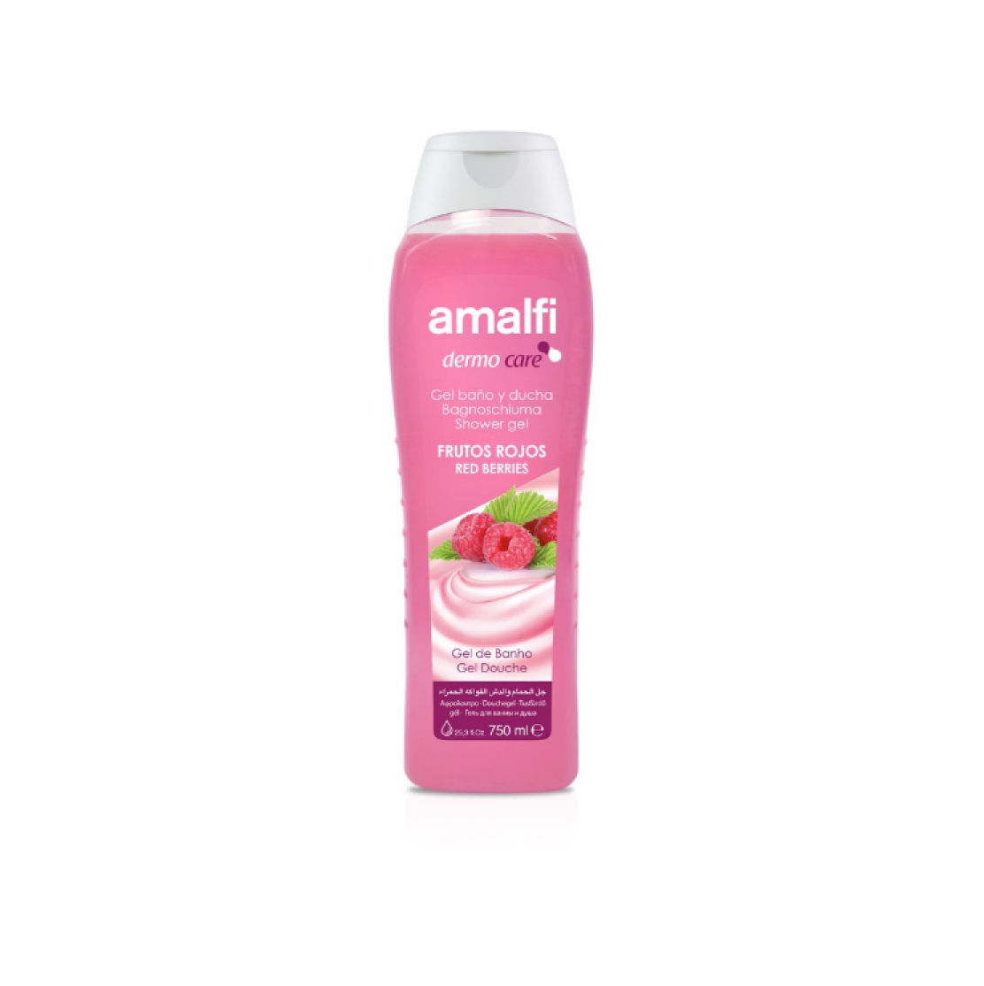 Amalfi Dermo Care Shower Gel, Red Berries - 750 ml thumbnail 1
