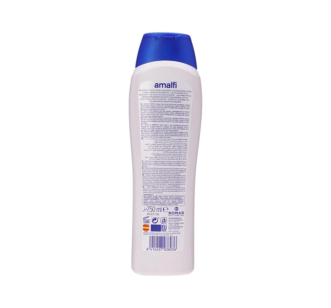 Amalfi Dermo Care Shower Gel, Rose Hip - 750 ml thumbnail 2