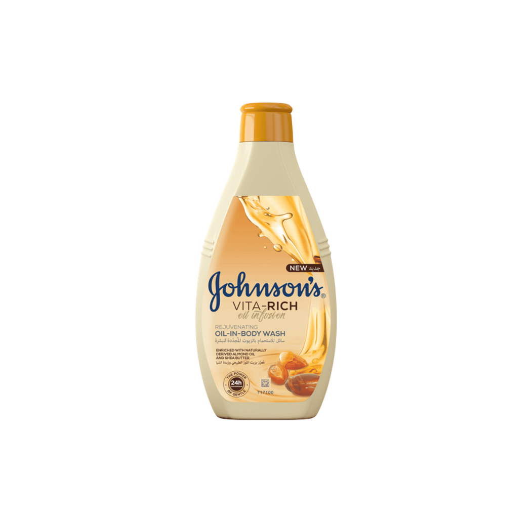 Johnson's Vita-Rich Rejuvenating Oil-In-Body Wash - 250 ml thumbnail 1