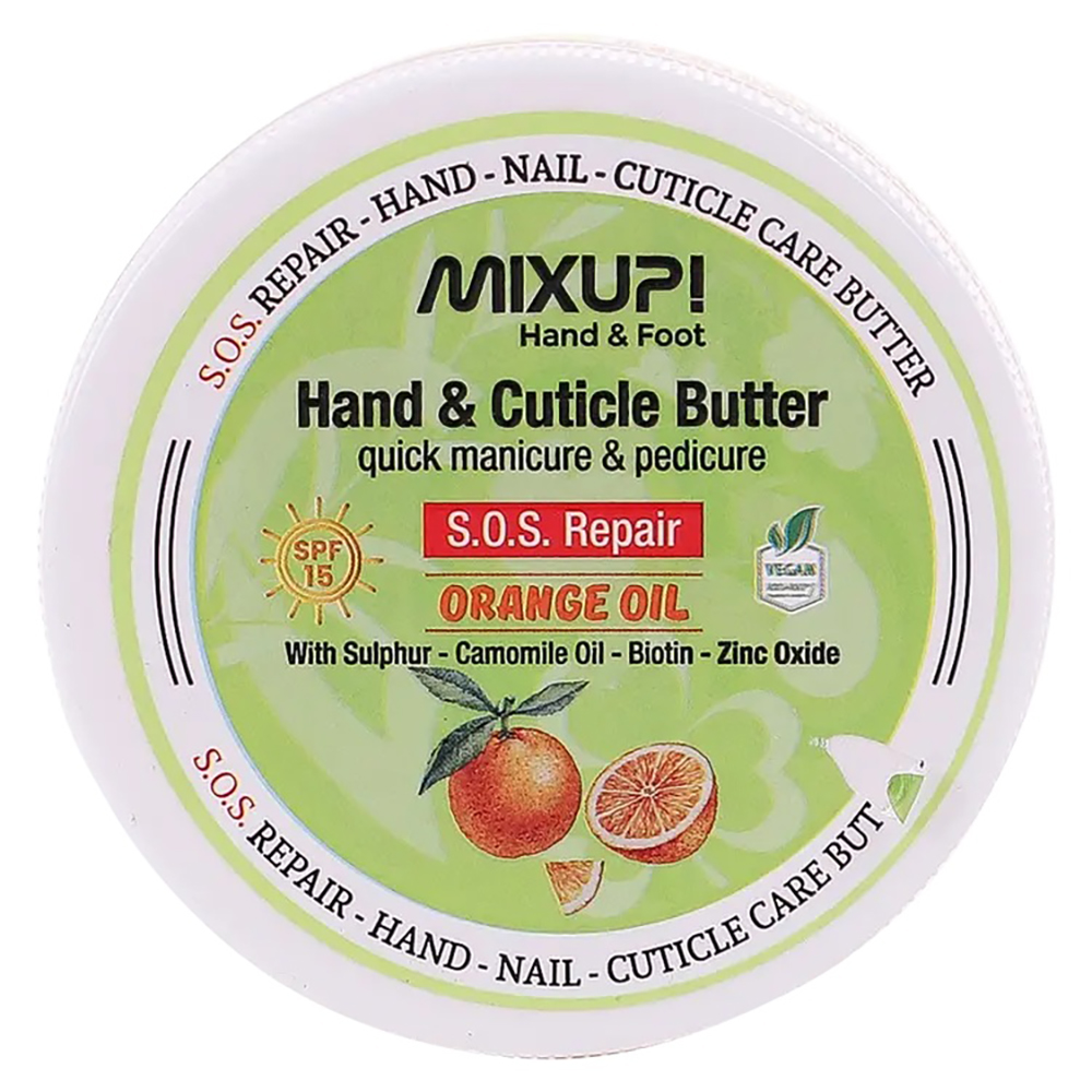 MIXUP! Hand and Cuticle Butter S.O.S Repair Orange Oil - 56 g thumbnail 2