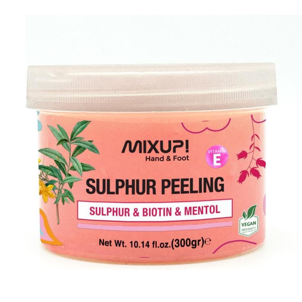 MIXUP! Hand And Foot Sulphur Peeling With Biotin And Menthol - 300 g thumbnail 4