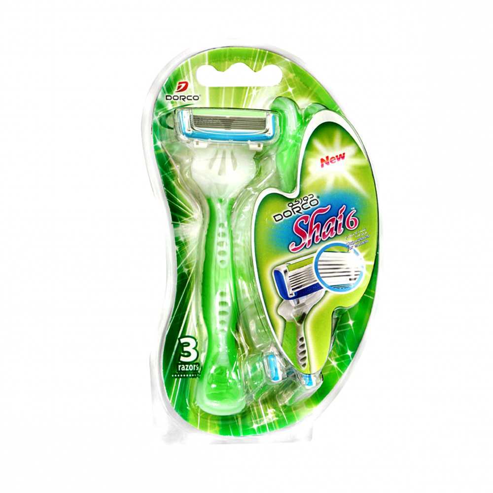 Dorco Shai 6 Disposable Razor - 3 pcs thumbnail 1