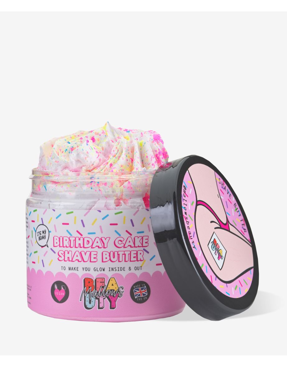 Mallows Beauty Birthday Cake Shave Butter - 150 g thumbnail 1