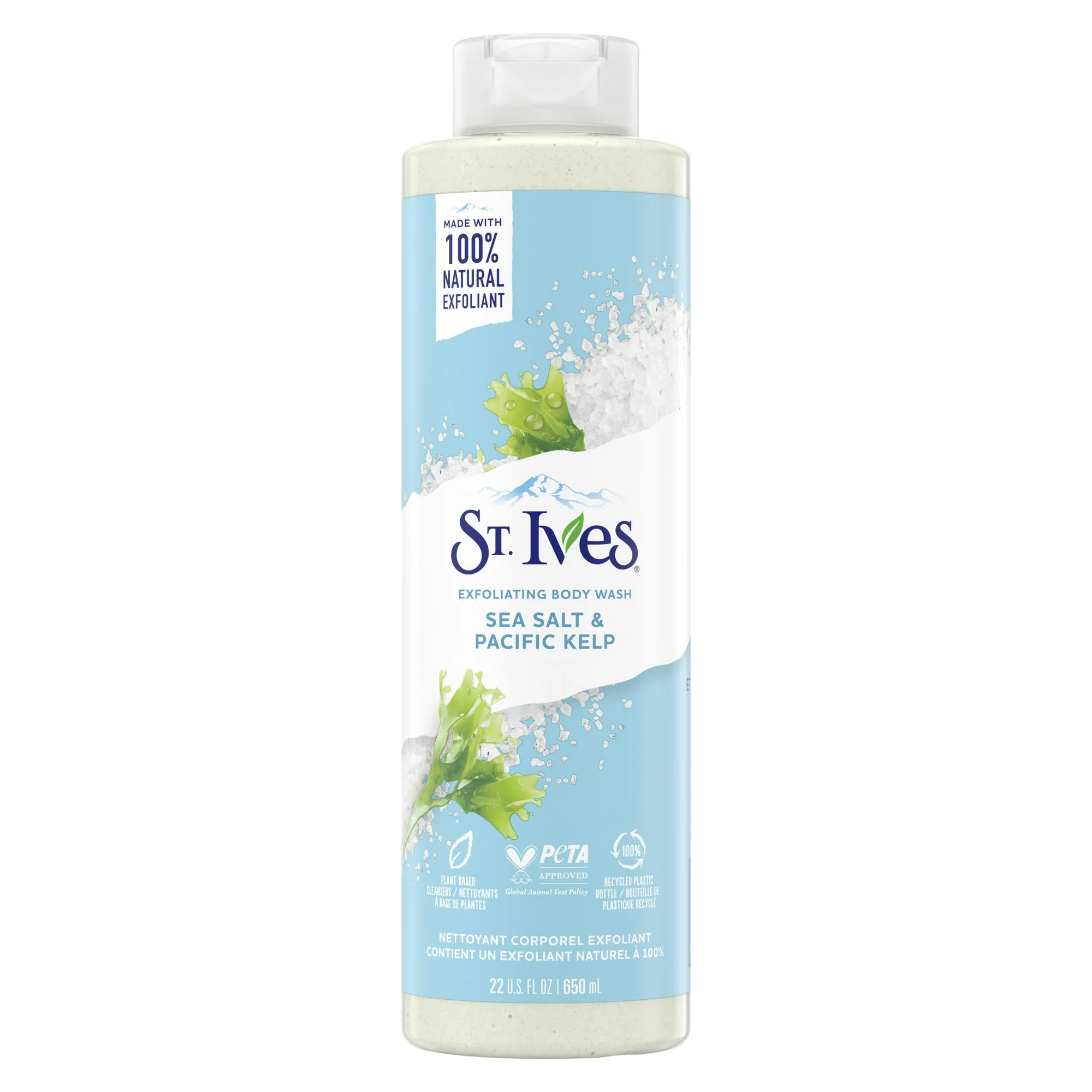 ST. Ives Sea Salt and Pacific Kelp Exfoliating Body Wash - 650 ml thumbnail 1